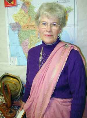 woman in sari